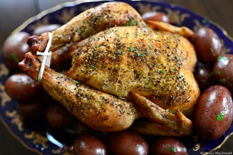 easy roasted chicken