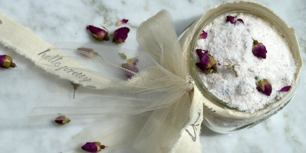 rose milk bath