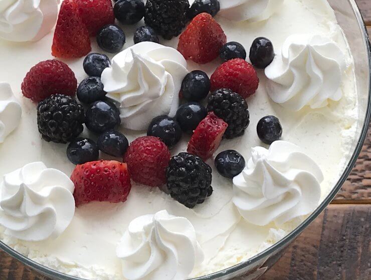 lemon berry trifle